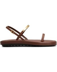 Tod's - Leather Sandalwood Shoes - Lyst