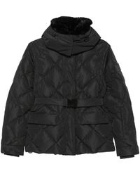 AMERL - Chaqueta De Esquí Bettina Con Acolchado De Rombos Y Cinturón - Lyst