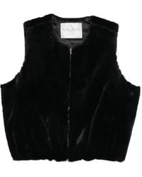 forte_forte - Faux-Fur Gilet - Lyst