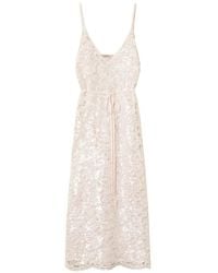 Twinset - Sequin-Embellished Midi Dress - Lyst