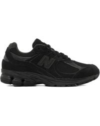 New Balance - 2002r "triple Black Suede" スニーカー - Lyst