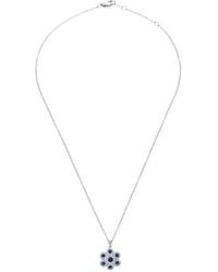 Leo Pizzo - 18K Augusta Sapphire And Diamond Necklace - Lyst