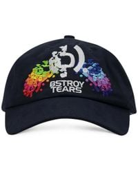 DENIM TEARS - X Bstroy Logo-Embroidered Baseball Cap - Lyst