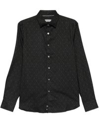 Canali - Long-Sleeve Patterned Shirt - Lyst