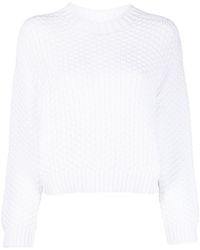 Emporio Armani - Boxy-fit Knitted Jumper - Lyst