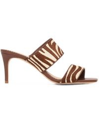 Cinq À Sept - Sandales Sutton À Imprimé Zébré - Lyst