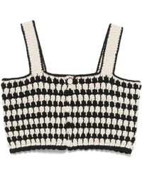GIUSEPPE DI MORABITO - Crochet-Knit Top - Lyst