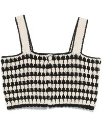 GIUSEPPE DI MORABITO - Crochet-Knit Top - Lyst