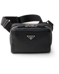 Prada - Brique Leather Bag - Lyst