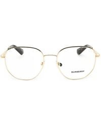 Burberry - Round-Frame Glasses - Lyst