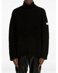 MM6 by Maison Margiela - Bouclé High-Neck Sweater - Lyst