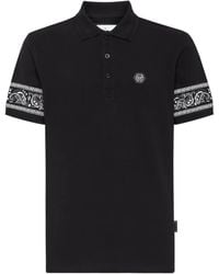 Philipp Plein - Gothic Plein Poloshirt Met Paisley-Print - Lyst
