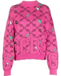 Gcds - X Hello Kitty Intarsien-Sweatshirt - Lyst