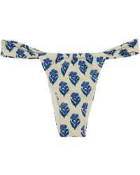 MC2 Saint Barth - Noelle Floral-Print Bikini Bottoms - Lyst