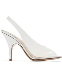 Gianvito Rossi - Amelie Transparent Slingback Pumps - Lyst