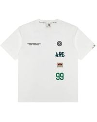 Aape By A Bathing Ape - T-Shirt À Détails De Logos - Lyst