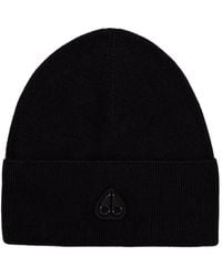 Moose Knuckles - Logo-Plaque Beanie Hat - Lyst