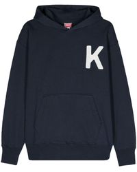 KENZO - Lucky Tiger Cotton Hoodie - Lyst