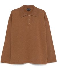 A.P.C. - Polo De Lana - Lyst