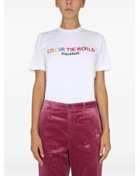 DSquared² - Classic Crew Neck T-Shirt - Lyst