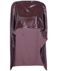 Alberta Ferretti - Sequin-Embellished Tie-Fastening Cape - Lyst