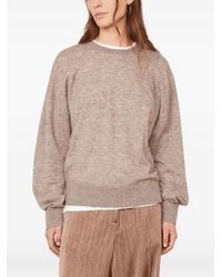 Officine Generale - Crew-Neck Long-Sleeve Sweater - Lyst