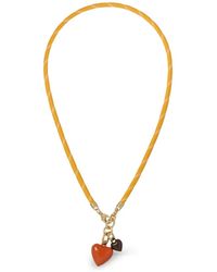 Roxanne Assoulin - Collier Happy Cord À Pendentif Cœur - Lyst