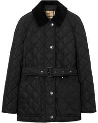 Burberry - Nylon Quilted Jacket - Lyst