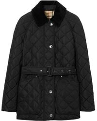 Burberry - Nylon Quilted Jacket - Lyst