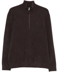 NN07 - Pull Côtelé À Col Zippé - Lyst