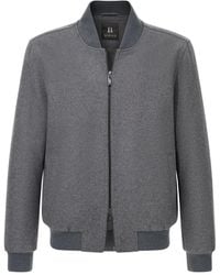 BOGGI - Wool-Blend Bomber Jacket - Lyst