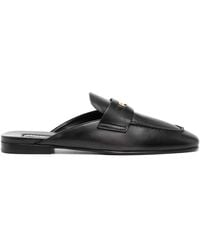 Miu Miu - Bleached Leather Loafers - Lyst