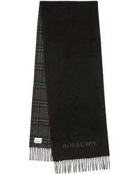 Burberry - バーバリー ヴィンテージチェック リバーシブル カシミアスカーフ - Lyst