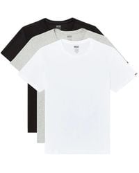 DIESEL - Short-Sleeve Cotton T-Shirt (Set Of Three) - Lyst