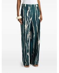 Liviana Conti - Cesira Abstract-Print Wide-Leg Trousers - Lyst