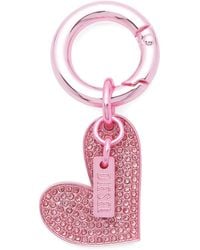 DIESEL - Heart Charm Keyring - Lyst