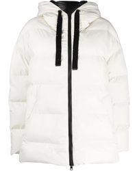 Lorena Antoniazzi - フーデッド キルティングジャケット - Lyst