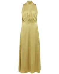 DRYKORN - Amabel Satin-Finish Gathered Maxi Dress - Lyst