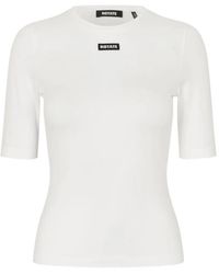ROTATE BIRGER CHRISTENSEN - Short Sleeve T-Shirt Off - Lyst