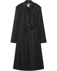 Burberry - Gabardina Con Cinturón - Lyst