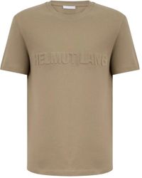 Helmut Lang - Logo-Embossed T-Shirt - Lyst