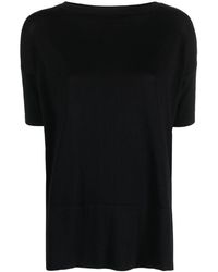 Wild Cashmere - Short-sleeved Cotton T-shirt - Lyst