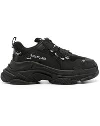 Balenciaga - Triple S Panelled Sneakers - Lyst
