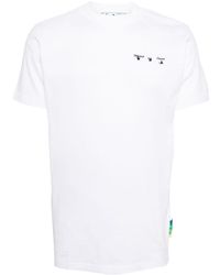 Off-White c/o Virgil Abloh - Arrows-motif Cotton T-shirt - Lyst