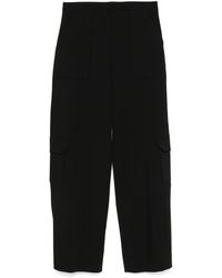 Ganni - Twill Cargo Trousers - Lyst