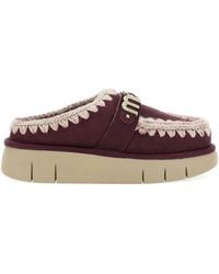Mou - Plateau-Mules Mit Häkeldetail - Lyst