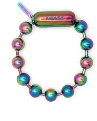 Ambush - Iridescent-Effect Ball Chain Bracelet - Lyst