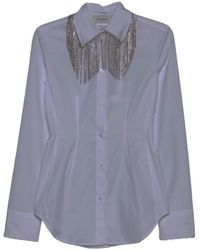 Sportmax - Crystal-Detail Shirt - Lyst