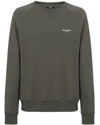 Balmain - Paris Organic Cotton Sweatshirt - Lyst