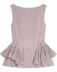 Dries Van Noten - Ruffled Peplum Top - Lyst